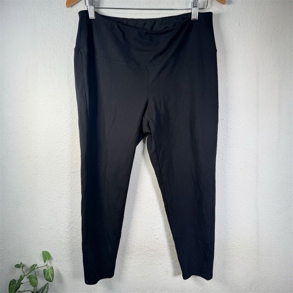 Alexander Jordan Womens Size L. Tummy Control Black  Leggings